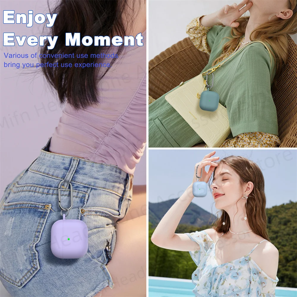 Чехол для AirPod Pro 3, однотонный силиконовый чехол для женщин и мужчин для AirPods 4 с активным шумоподавлением/AirPods 4, чехол Capa