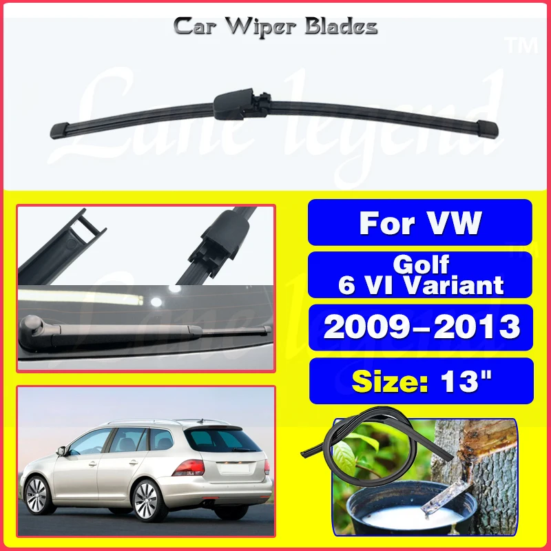 

Wiper 13" Rear Wiper Blade For VW Golf 6 VI Variant 2009 - 2013 Windshield Windscreen Tailgate Window Rain Brush Car Accessories