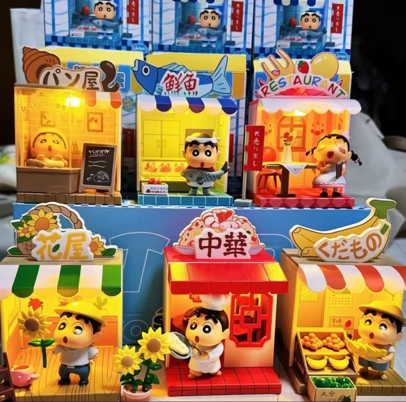 

Новая серия магазинов Шинчан, серия десертов, слепая коробка, фигурка ручной работы, милая модель, модная игрушка, идеальный детский подарок-сюрприз