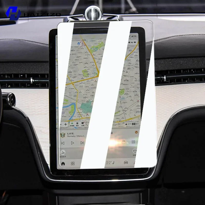 For Volvo EX90 ES90 2024-2025 Tempered Glass Car Navigation Screen Protector Film Dashboard Monitor Screen Protective Film refit
