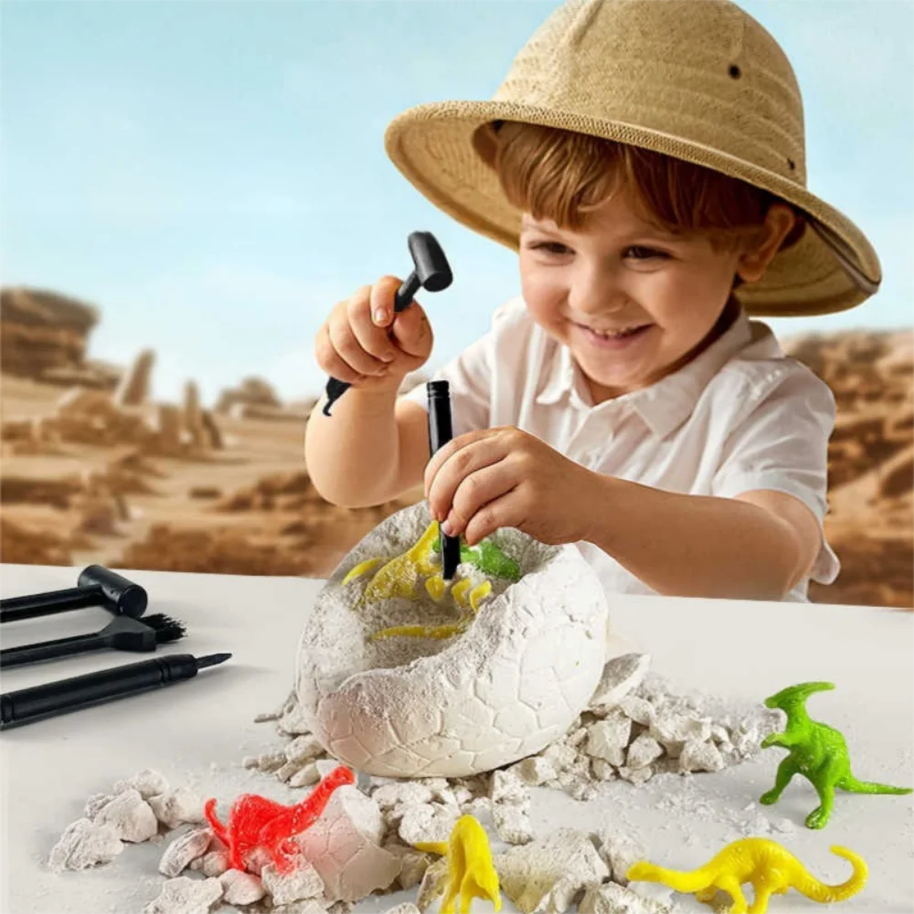 

Children Dinosaur Eggs Model Gypsum Dinosaur Egg Digging Strange Blind Box Fossil Digging Archaeological Toys Educational Toys