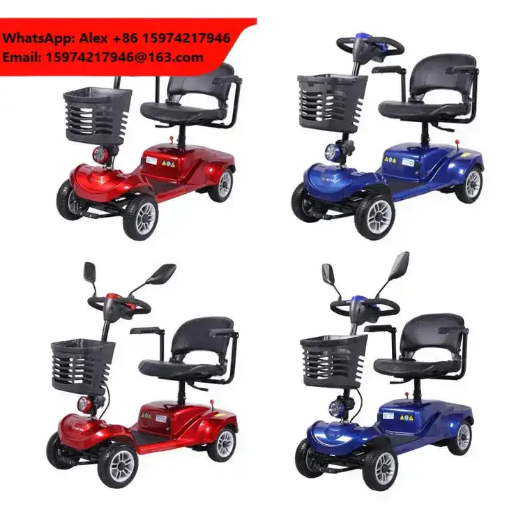 4 Wheel Electric Mobility Scooter CE Approved Handicapped Scooter For Adult Disabilities Elderly