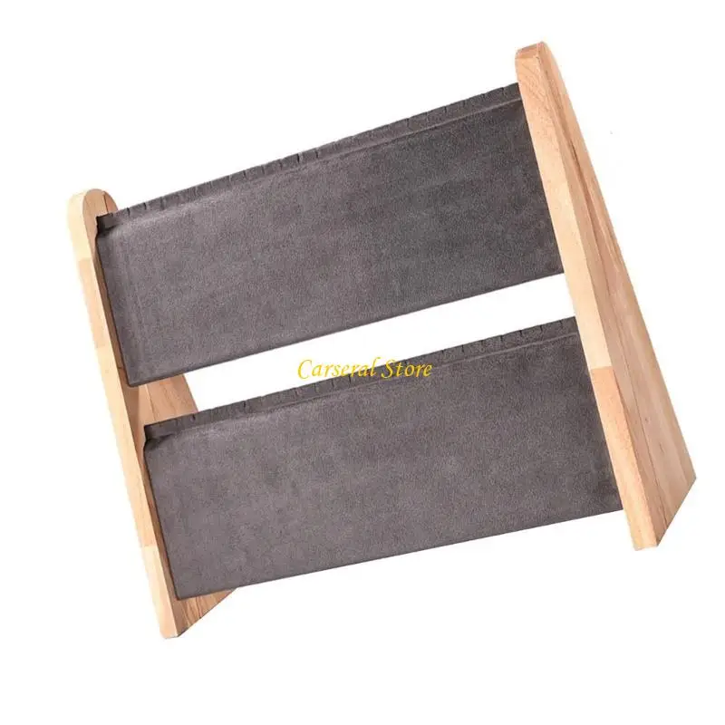 

M4YF Sturdy Necklace Bracelet Display Stand with 2 Tiers for Retail Daily Use