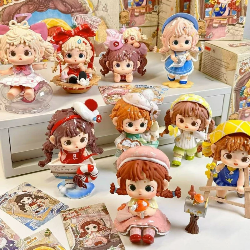 

New Black Play Fufu V5 The Happy Collection Blind Box Cute Handmade Doll Mystery Box Desktop Decor Collect Ornament Girl Gifts