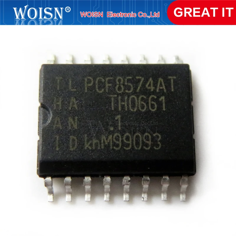 5pcs/lot PCF8574AT PCF8574T PCF8574 SOP-16 I/O Extender chip In Stock