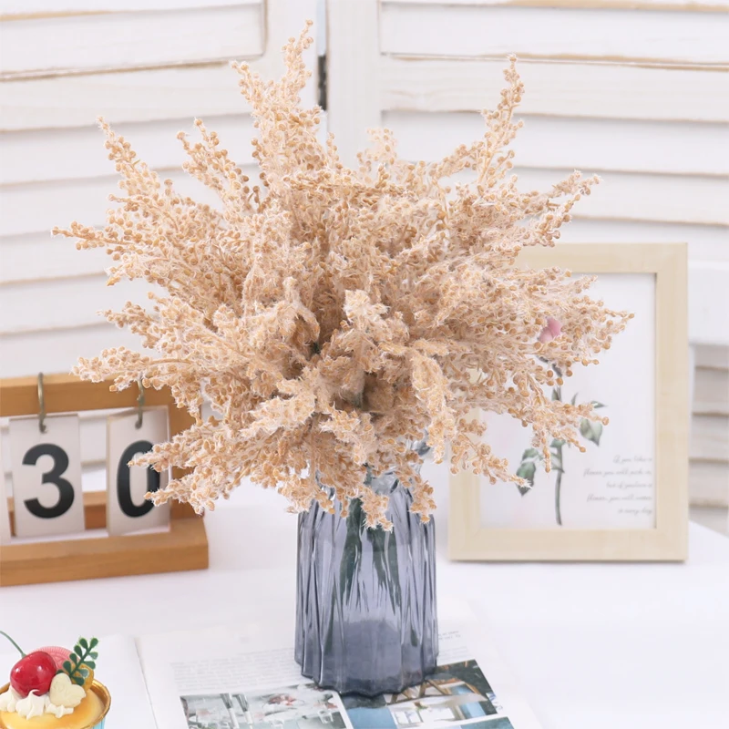 Artificial Plant Velvet Lavender For Home Living Room Garden Arrangement Gypsophila Fake Flower Wedding Christmas DIY Decoration