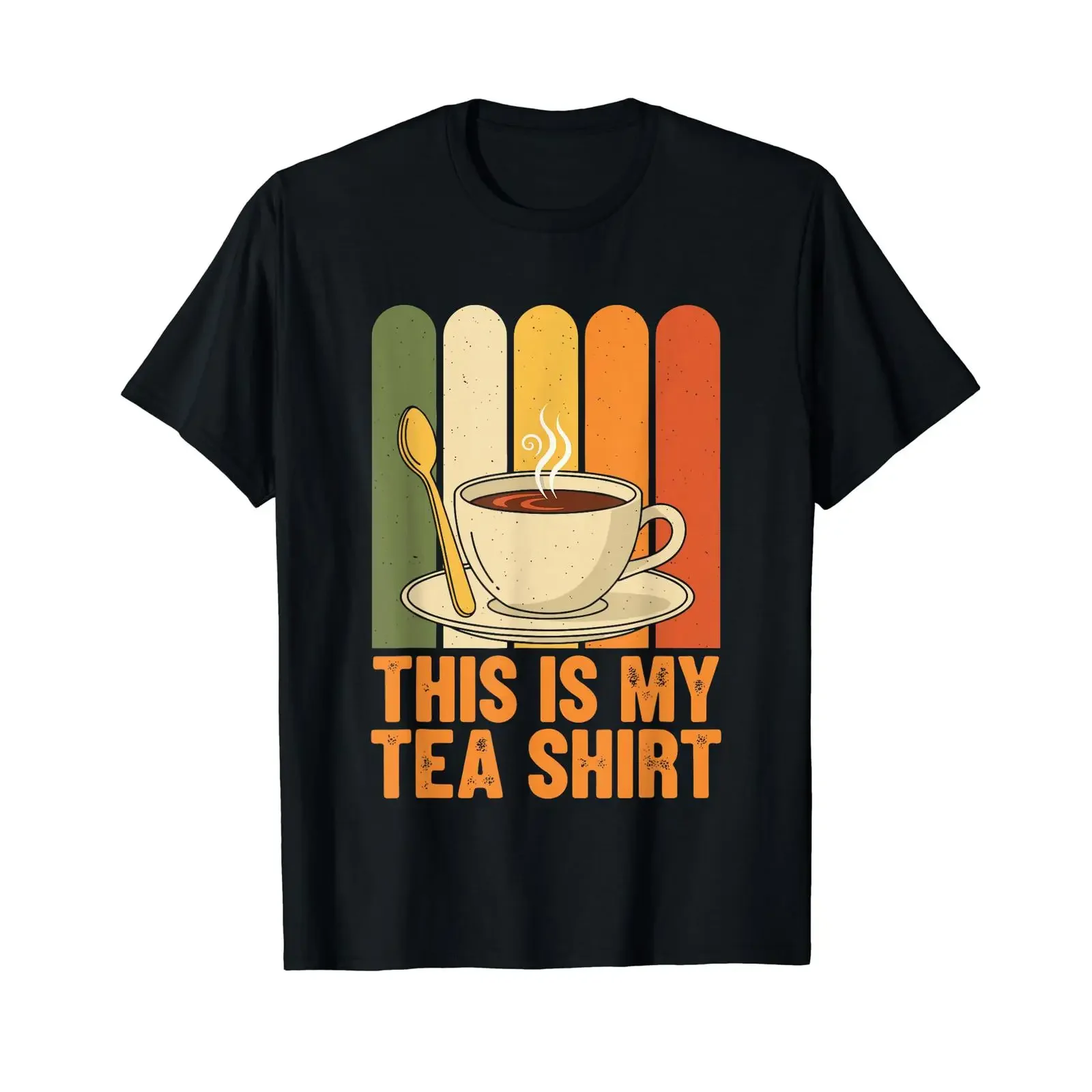 C'est ma Chemise de thé T Shirt Graphique avec Valeur vintage Washed Soft homme Versatile Slightly streetwear