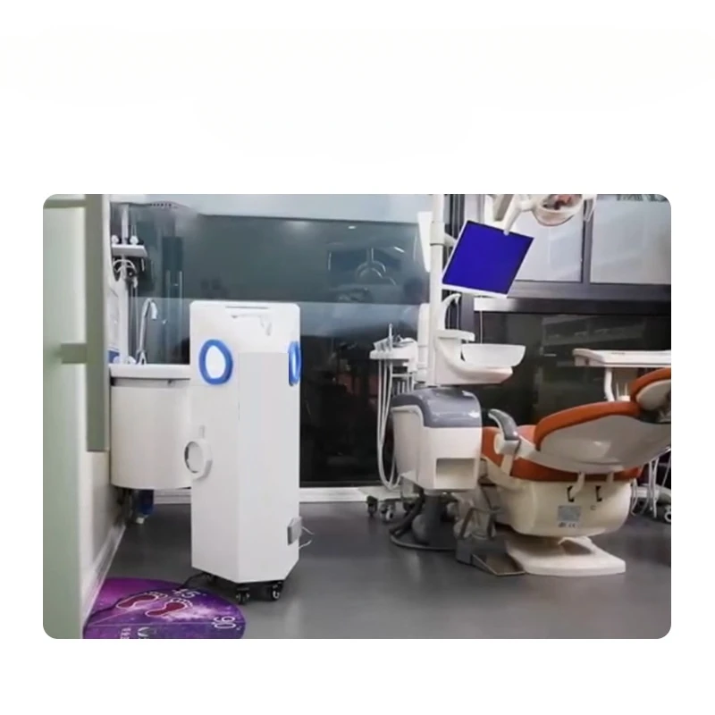 Oral sandblasting machine, vacuum cleaner, polishing machine, dustproof box integrated machine