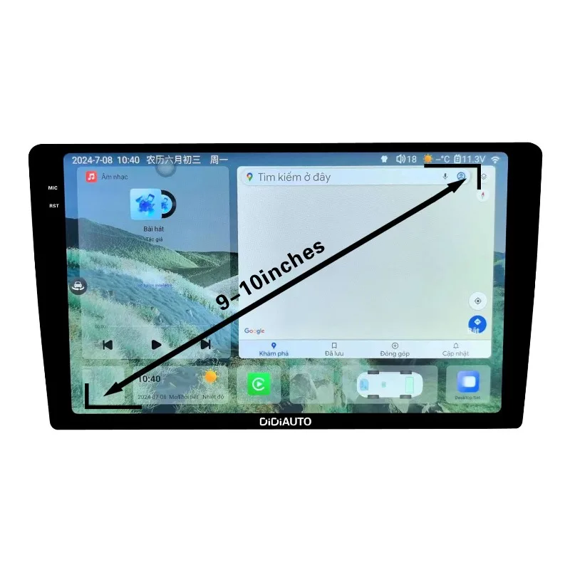 9.5-Inch, Car Navigation DVD Player, Navigator GPS with 360