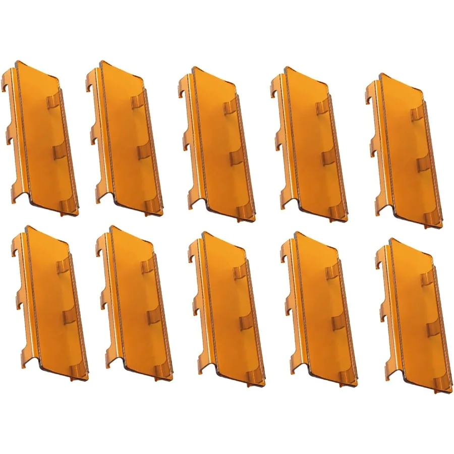 

10 шт., 8-дюймовая светодиодная полоса, янтарная крышка, защитные чехлы для линз для 8, 16, 24, 32, 40, 48, 52 дюйма, внедорожные фонари, прямая/изогнутая полоса Wa