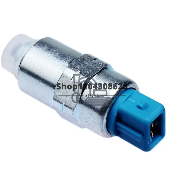 12V 176-6219 Replacement 1766219 Fuel Cut-Off Solenoid Valve for D4K D5K 416F Engine 3054 3054C 3056 C4.4 New