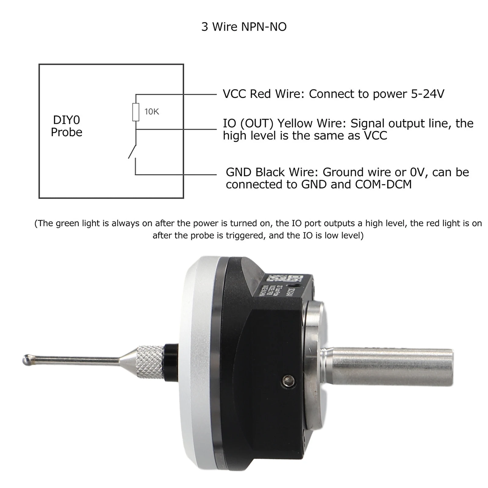 

Powerful CNC 3D Touch Probe Edge Finder for Accurate Workpiece Positioning Sturdy Construction with Aluminum Alloy Housing