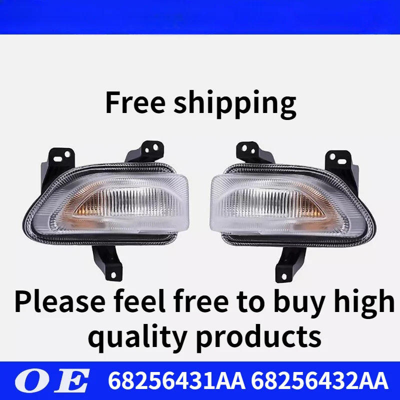

New Front Left & Right Park Turn Signal Lamp Light Fit For 2015-2018 Jeep Renegade 68256431AA 68256432AA