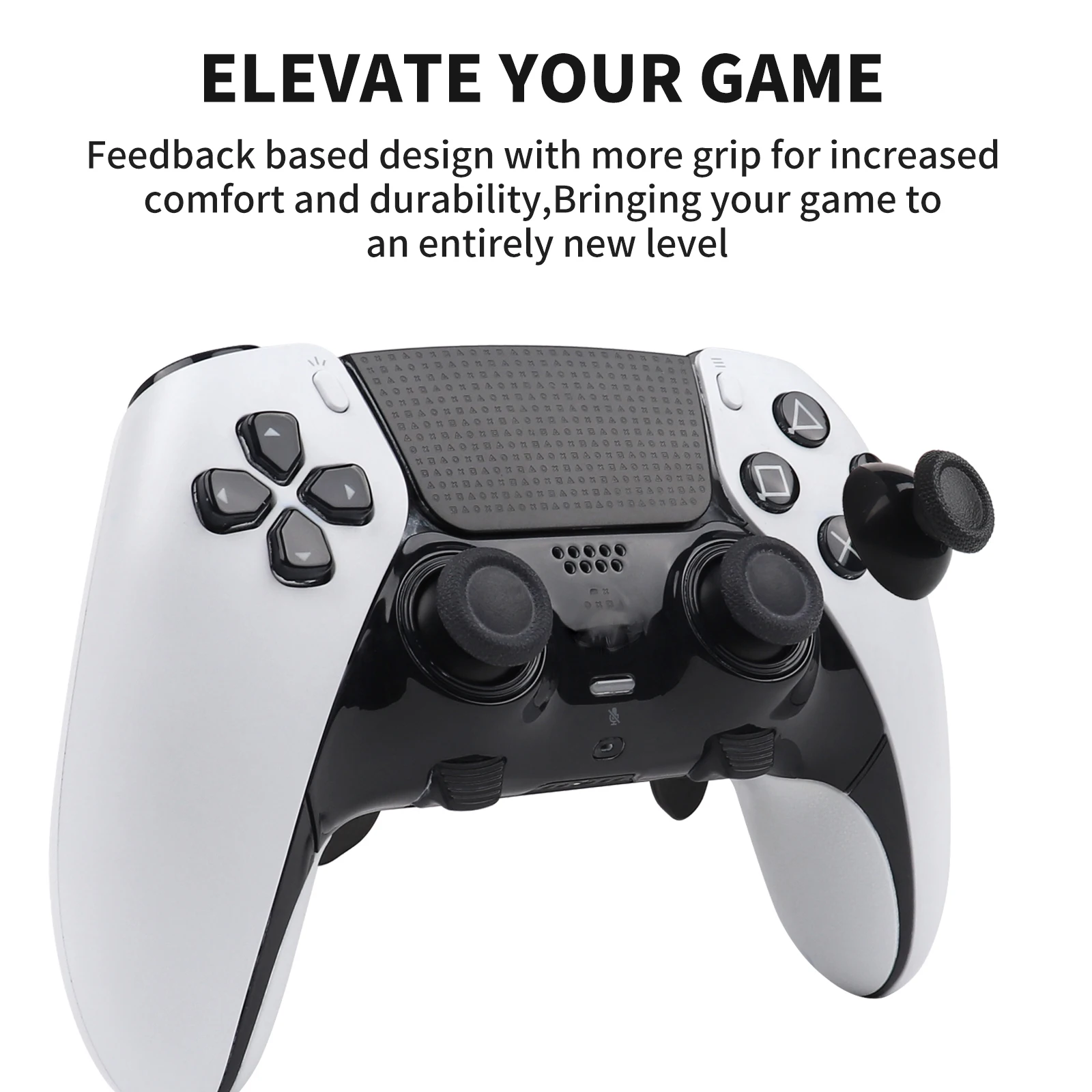 8pcs Enhanced Durable Removable Thumbsticks Analog Stick Joystick Caps Covers Swap Grips for PS5 PS4 SLIM PS4 Pro Controller view 6