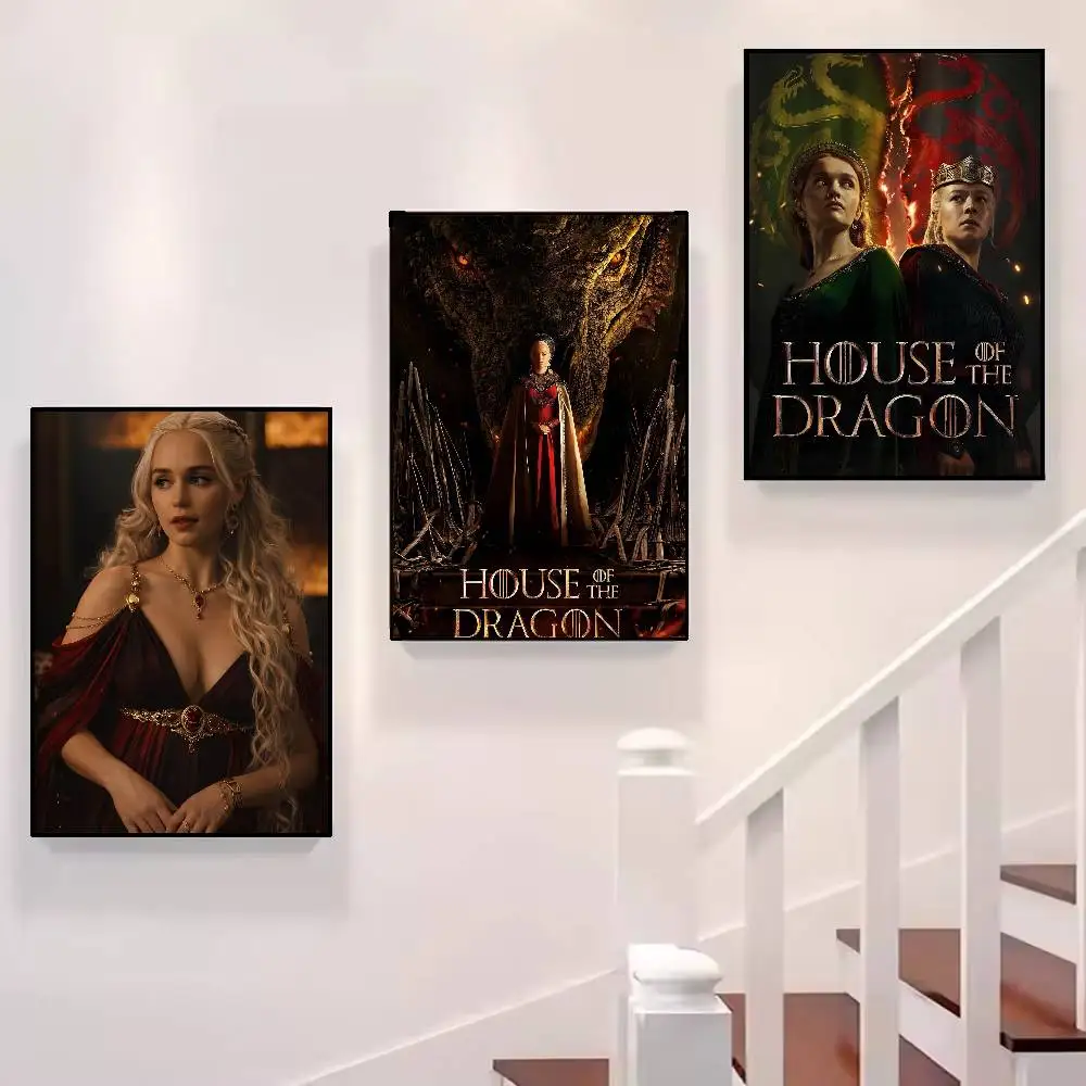 Gift Frameless Poster Personalized Gift For Lovers Customizable Home Decor Dragon Mom Game Of Thrones