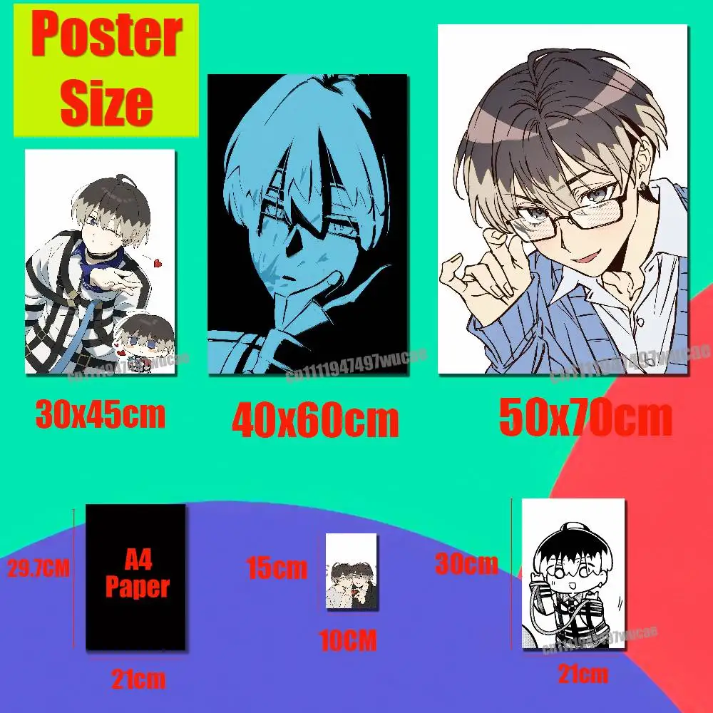 For Kayano Mikoto M-MILGRAM Poster Sticker Cover Bars Custom Film Self-adhesive Ornament Collectibles