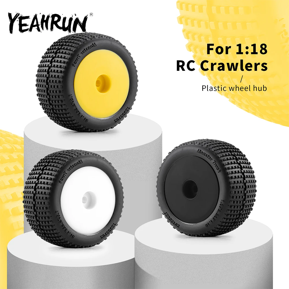 

YEAHRUN внедорожные шины для багги, колеса для 1/18 LOSl Mini-T, детали для обновления радиоуправляемого автомобиля, аксессуары