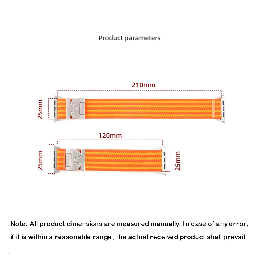 สายรัดนาฬิกาแบบพาราชูทสำหรับ Apple Watch Ultra ขนาด 40 มม. 44 มม. 46 มม. 42 มม. 49 มม. 45 มม. สายไนลอนสำหรับ IWatch Series 11 10 9 8 7 6 5 4 SE