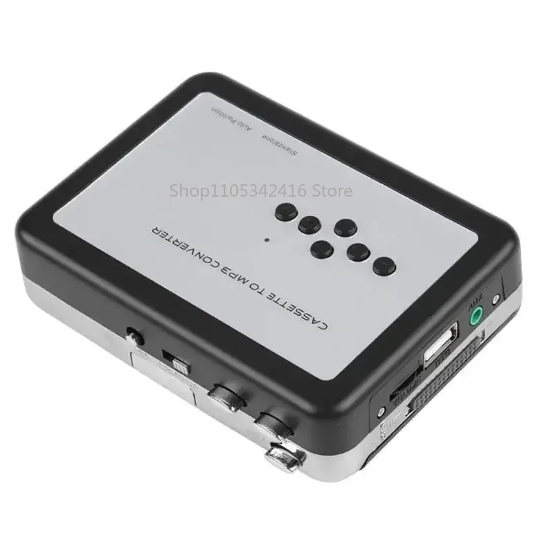 

USB-конвертер кассет в MP3, устройство для захвата аудио, музыкальный плеер, магнитофон, кассетный плеер для ретро-музыки