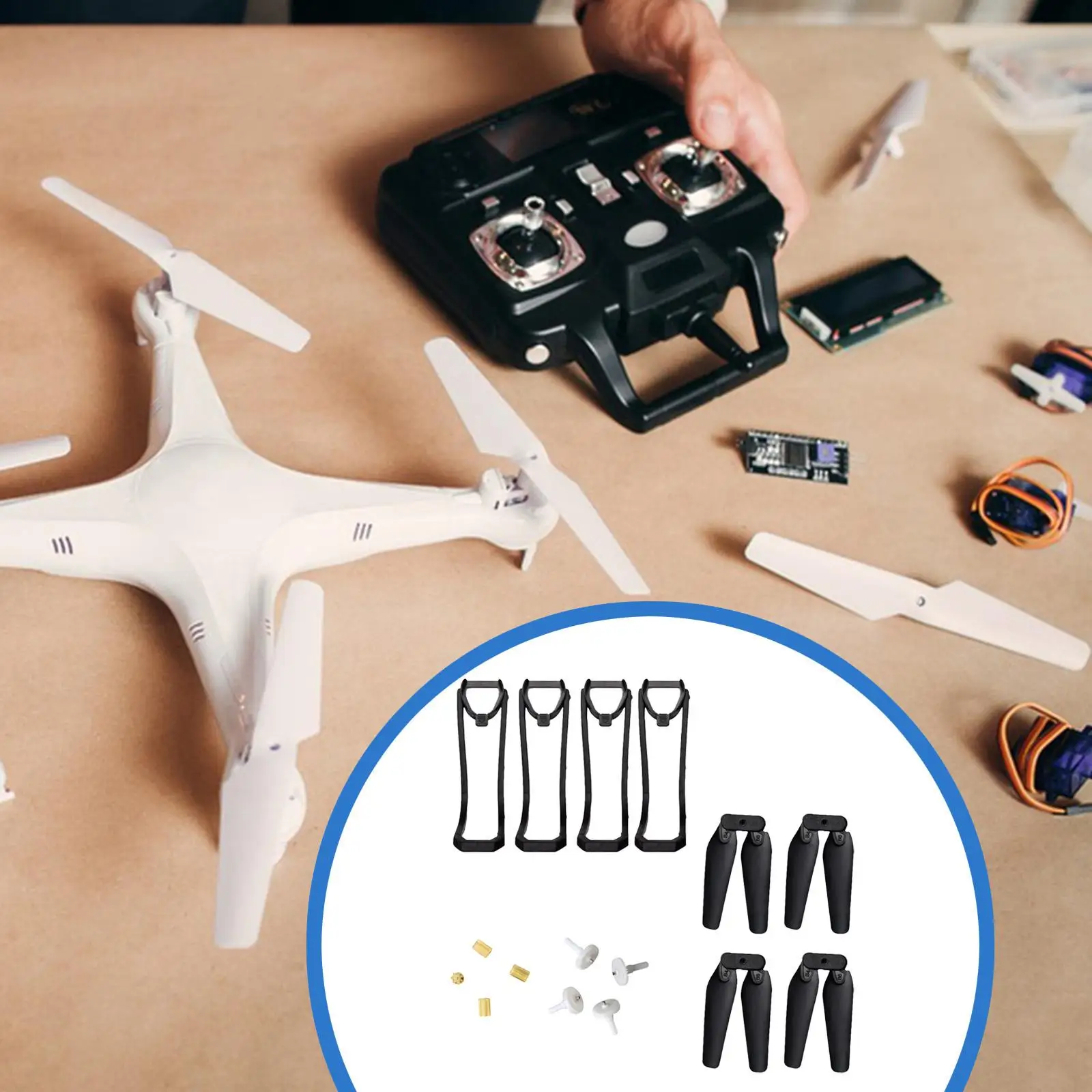Folding Quadcopter Spare Parts Remote Drone Accessory for E88Pro E88 S89 S85
