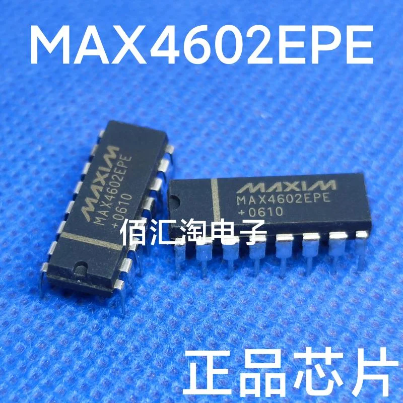 

MAX4602 MAX4602EPE MAX4602CPE MAX4601CPE MAX4601 Brand new genuine produc:PDIP-16