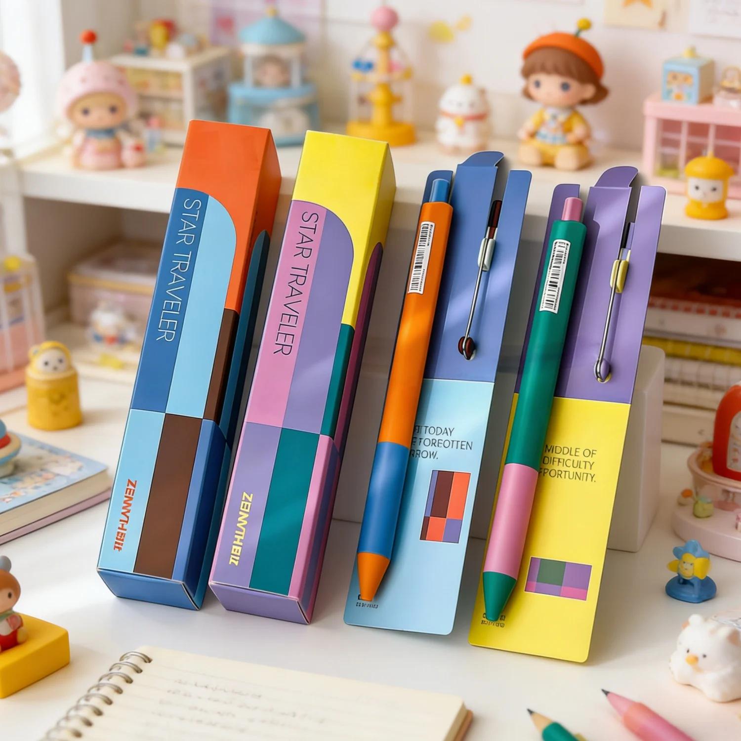 A Stylish and Aesthetically Pleasing Gel Pen with a 0.5mm Fine Tip, Black Ink, Metal Roller Clip, Smooth Writing Without Smudges, Quick Drying, Comfortable Grip, Suitable for School Writing and Office Writing, Can Be Used as a Gift
