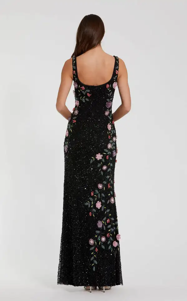 Customized Fashion Sequin Beading Flower Straight Off-the-shoulder Long Dresses Bespoke Occasion Dresses Sparkle Sizes Available