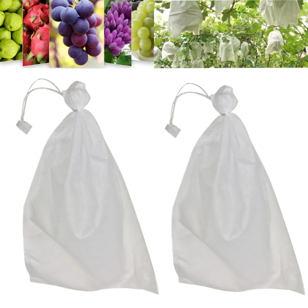 20/30pcs Garden Fruit Protection Bag Grapes Non Woven Pack For Protecting Plant Pocket Reusable Pest-proof And Bird Agricultural