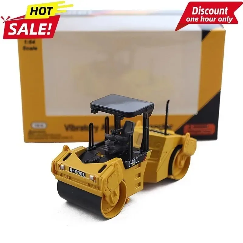 

For C-COOL 1:64 Alloy Construction Vehicle Model Car Asphalt Compactor Rolling Mill Simulation Model 80004