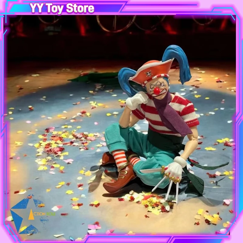 

One Piece Buggy Action Figure 1/12 Scale Anime Collectible PVC Model Clown the Cunning Toy Gift for Fans And Collectors