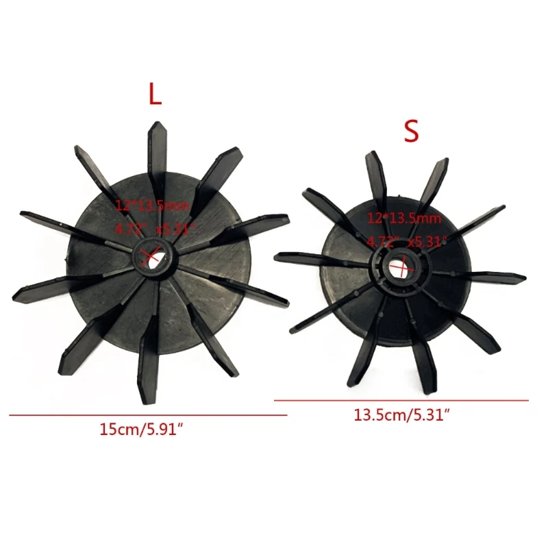 Aspa del ventilador de refrigeración del motor Aspa del ventilador de material plástico Aspa del ventilador del compresor de