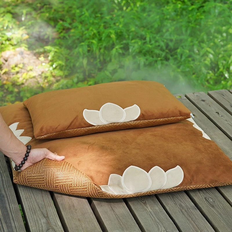 Double-sided cushion, kapok meditation mat meditation