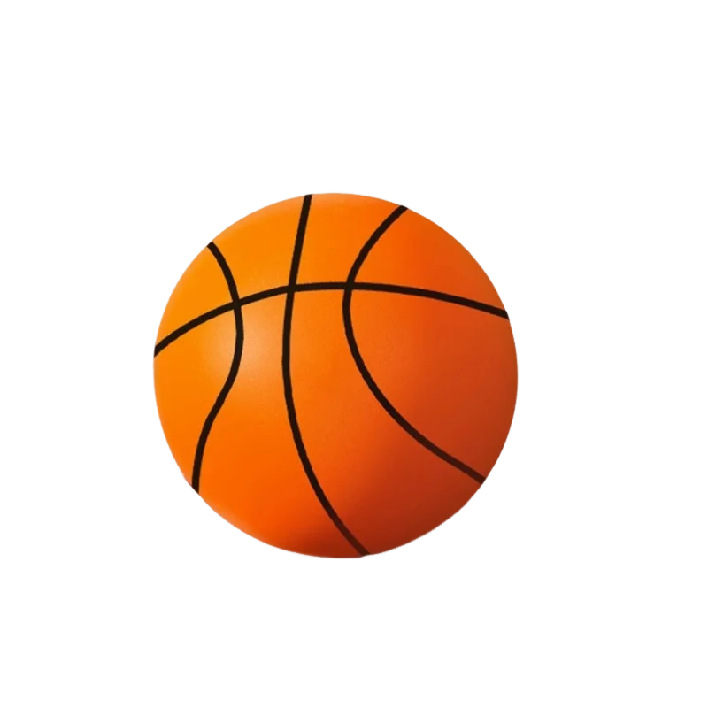 Palla da allenamento in schiuma PU dimensione 7 per giochi al coperto con logo personalizzato, prezzo di fabbrica, senza rumore, basket silenzioso