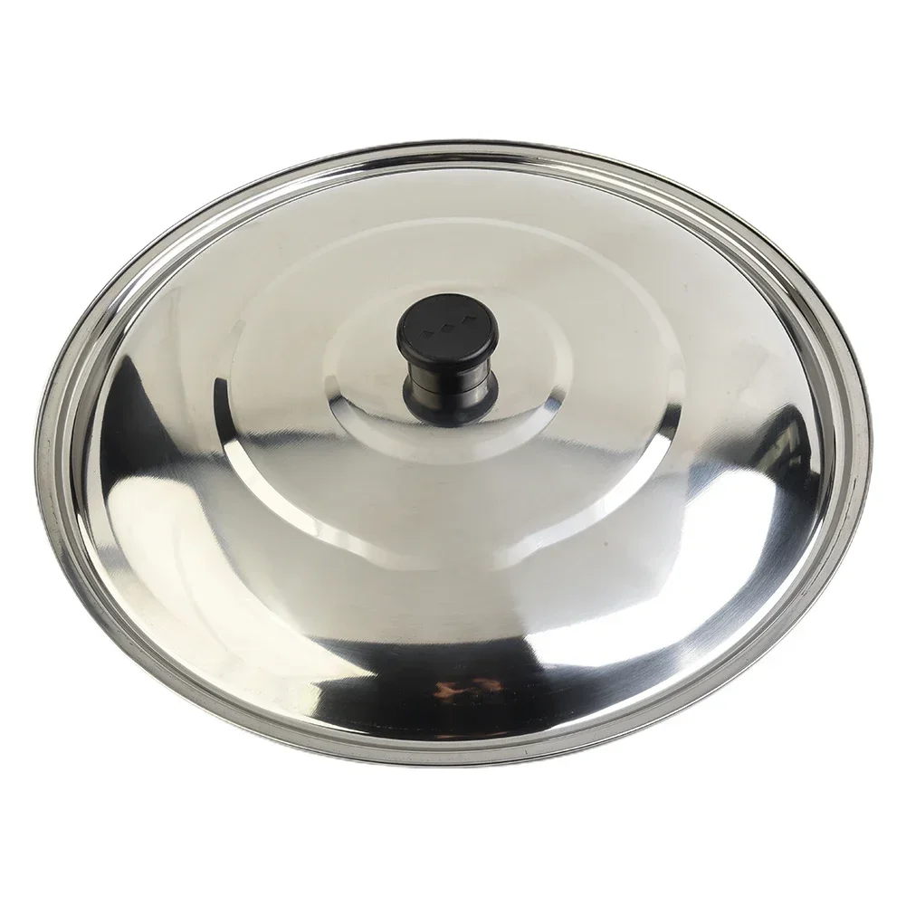 32/34/36cm Stainless Steel Pot Cover Lid Saucepan Wok Frying Milk Pan Lids Household Home Cookware Parts