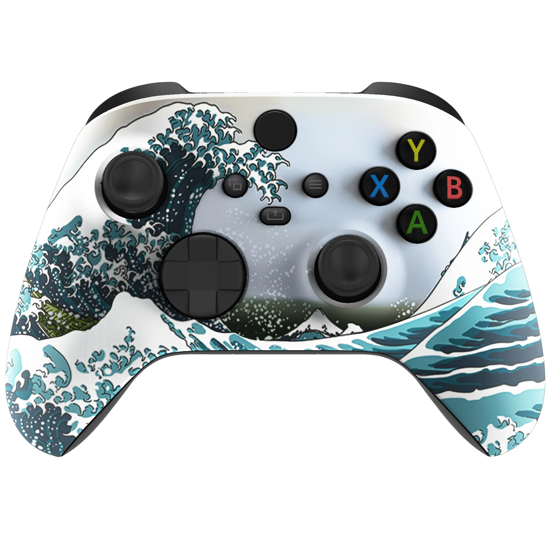 

eXtremeRate Replacement Housing Shell Cover for Xbox Core Wireless (Xbox Series X/S) Controller - The Great Wave