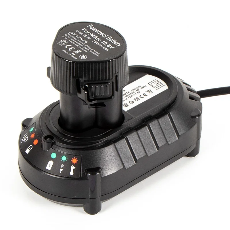 

Зарядное устройство для литиевой батареи Makita BL1013 DC10WA 10,8 В, источник питания, электрическая дрель, отвертка, инструменты, зарядное устройство для батарей