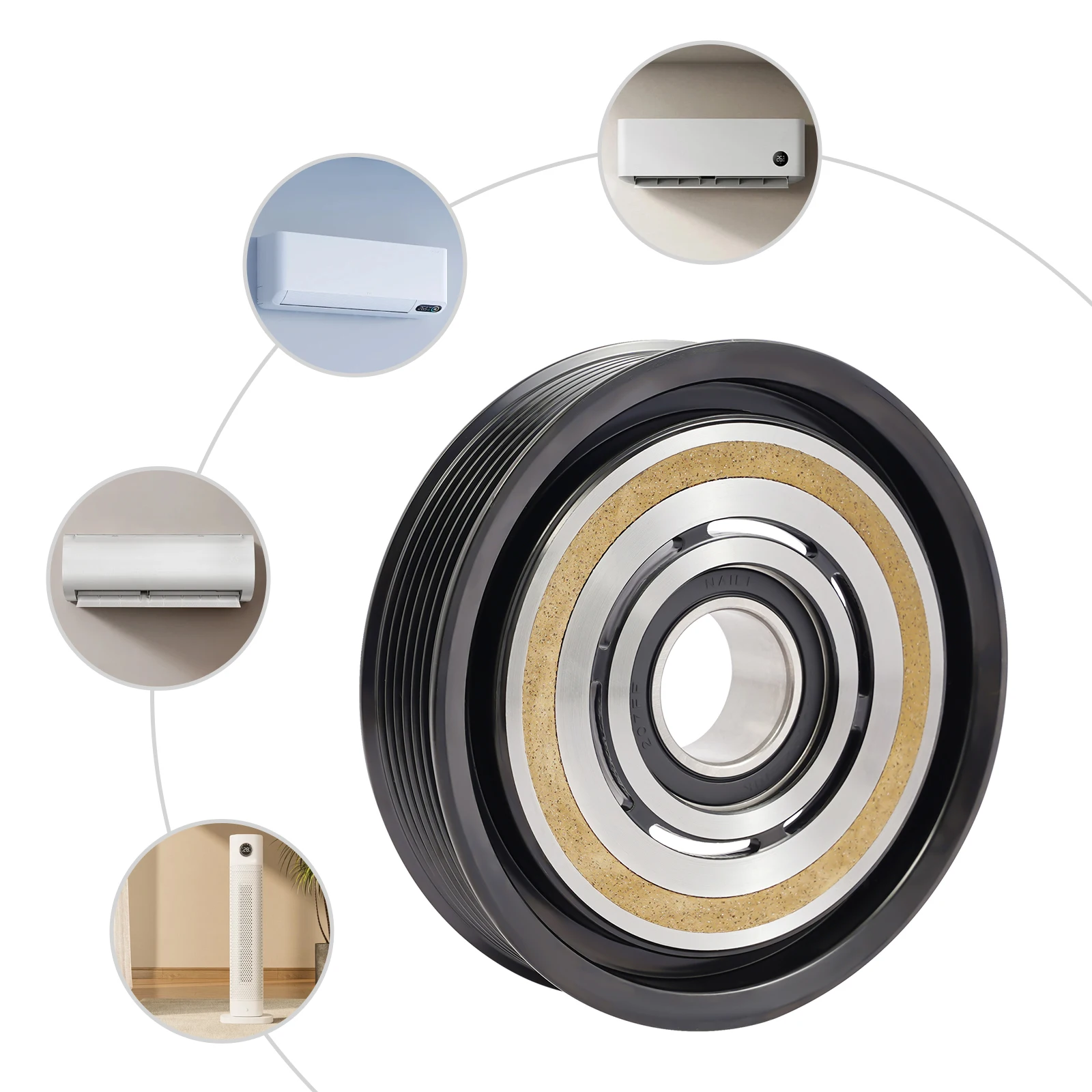 

Комплект сцепления компрессора переменного тока, муфта компрессора переменного тока для Dodge Ram 1500 2500 8CYL 5,7 л 2003-2008 годов