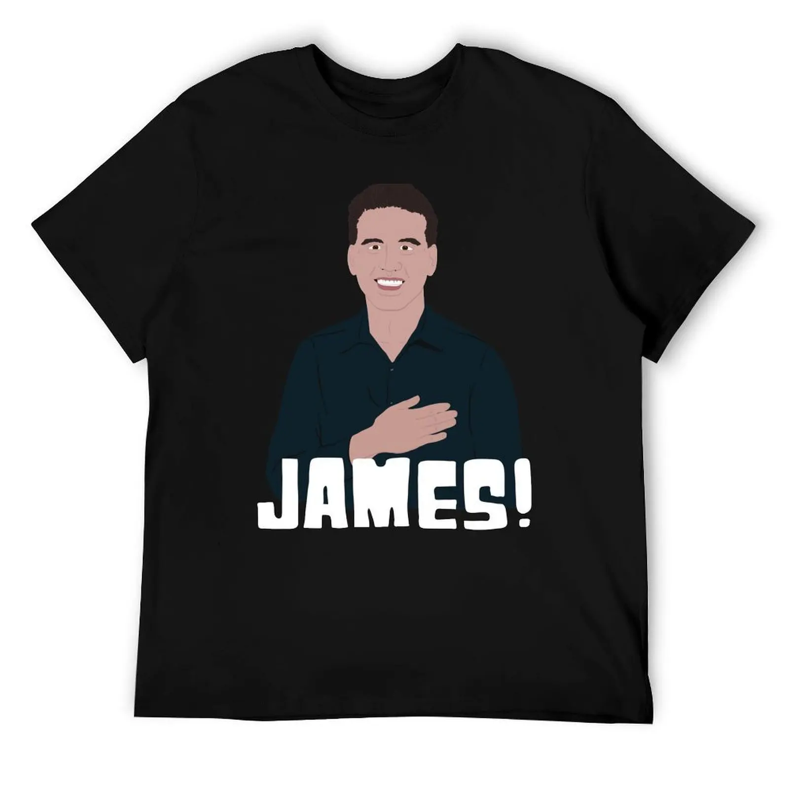 

Heroes of Quiz Shows: James Holzhauer, touchdown pose (shirt) T-Shirt t shirts for man graphic funny T-Shirt