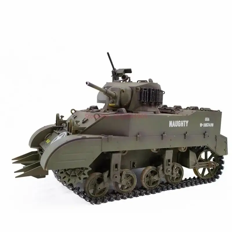 Coolbank-tanque eléctrico a control remoto M5a1 G2080, maqueta militar multifuncional de simulación de humo, juguete para adultos