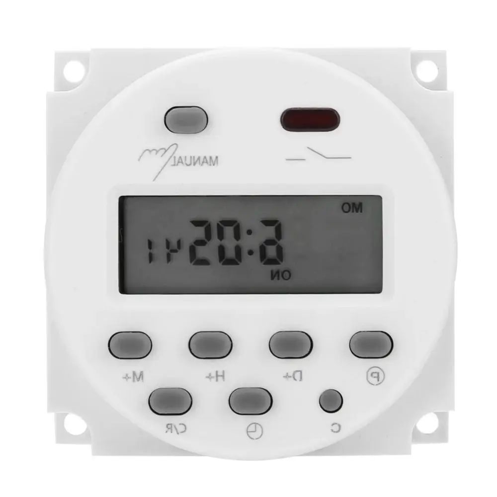 

12V24V220V CN101A Timer Switch Precise Timekeeping Simple Operation LCD Digital Programmable Timer High Accuracy