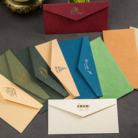 50pcs/lot Gilding Envelopes Bag Wedding Small Business Supplies Stationery DIY Postcard 150g Paper Invitations Storage Packaging