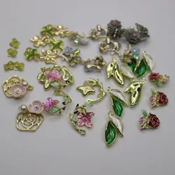 10pc/lot DIY craft supplies for jewelry clothing hat bags Alloy metal   artesanato costura beads flower accessories