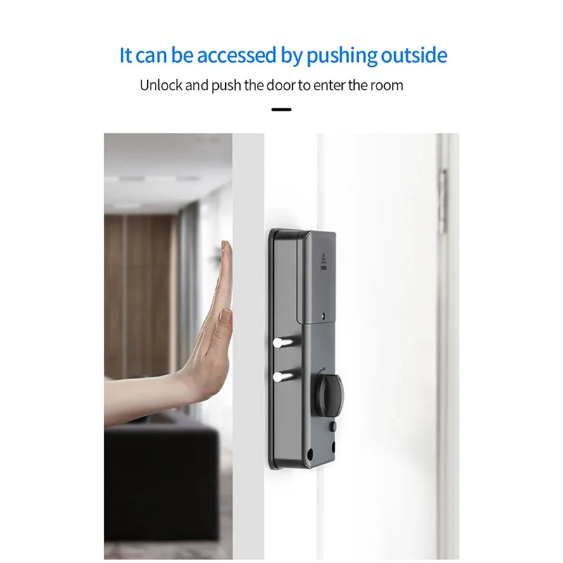 ABGI-2X スマート Tuya アプリ IC カードロック木製ドア Bluetooth ロック電子ドアロックドリルなし