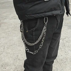 2025 New Style Cuba Exaggerated Hip-Hop Pants Chain Heavy-Duty Trendy Men And Hot Girls One's Waist Luxury Y2K Accessories Gift