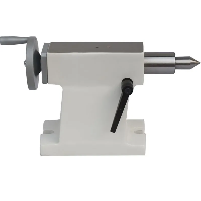 Numerical control indexing head Tail seat center height 135mm Machining center CNC four-axis indexing head Tail seat MT3 top tip