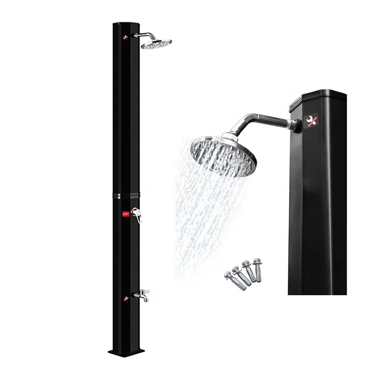 

Eco-friendly 60L Max 60 Degrees Big Capacity Pool Shower Outdoor Solar Garden Showerpromote sales