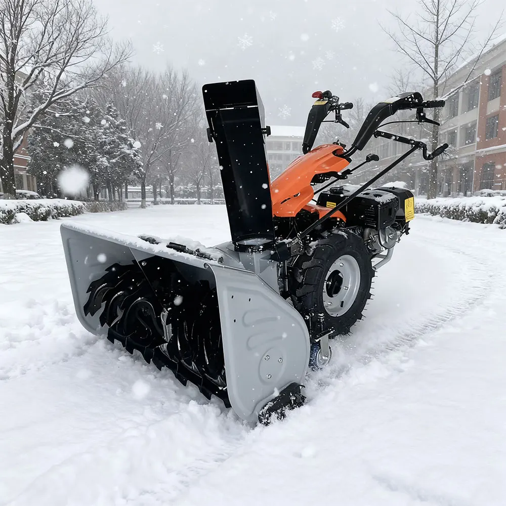 

Snow Blower Gas-oline Machine for Home Use Automatic Walk Behind Portable Compact Residential Winter Snow Removal Equipment