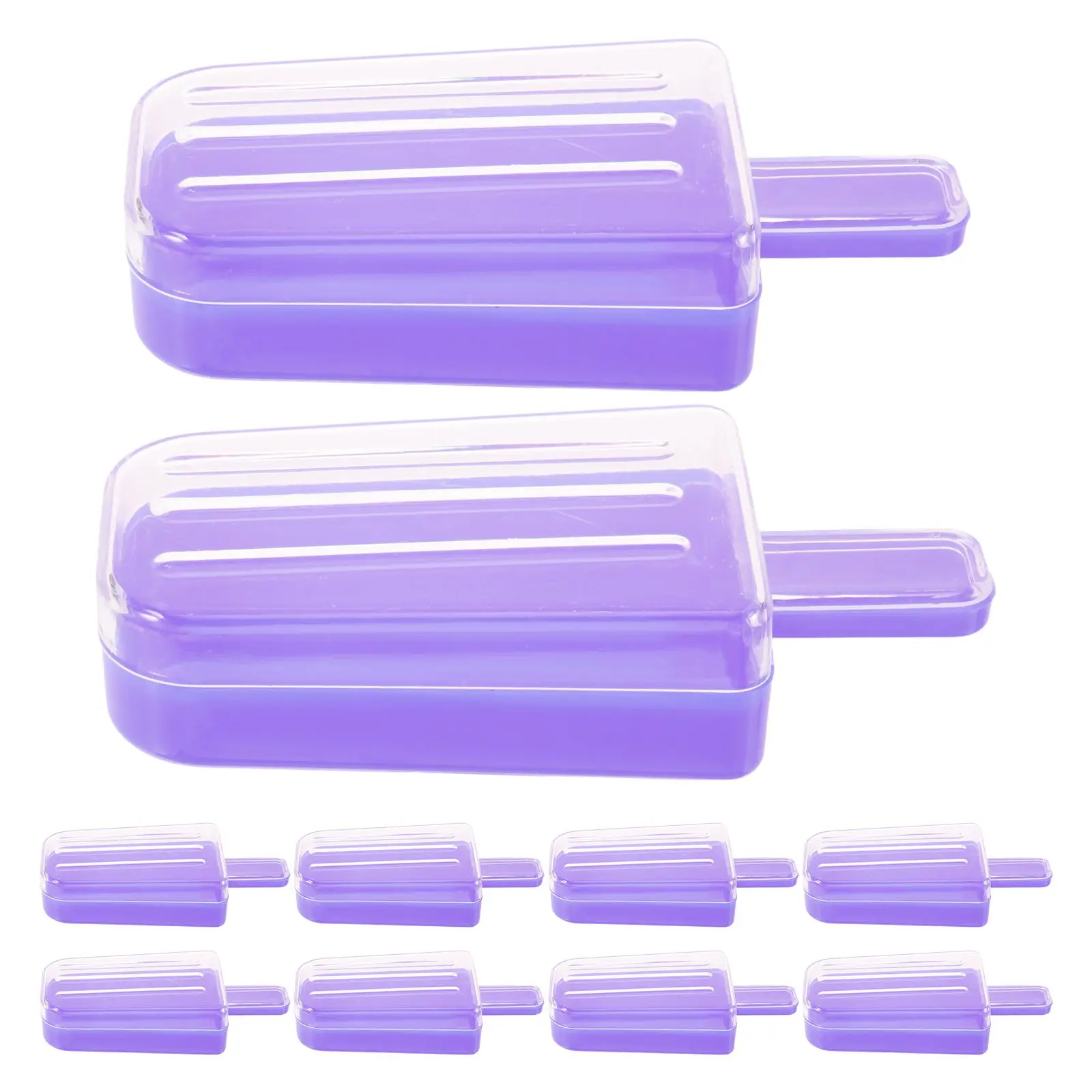 

12 Pcs Boxes Ice Cream Candy for Treats Containers Shaped Lavender Birthday Baby