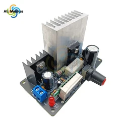 LM317 scheda regolatore di tensione regolabile Display digitale modulo di alimentazione dissipatore di calore a circuito biadesivo DC5-30V/ AC 3-21V