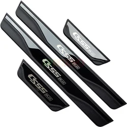 For Changan CS55 PLUS Accessory 2022-2024 Stainless Chrome Car Door Sill Scuff Plate Kick Entry Guard Pedal Protector Cover Trim